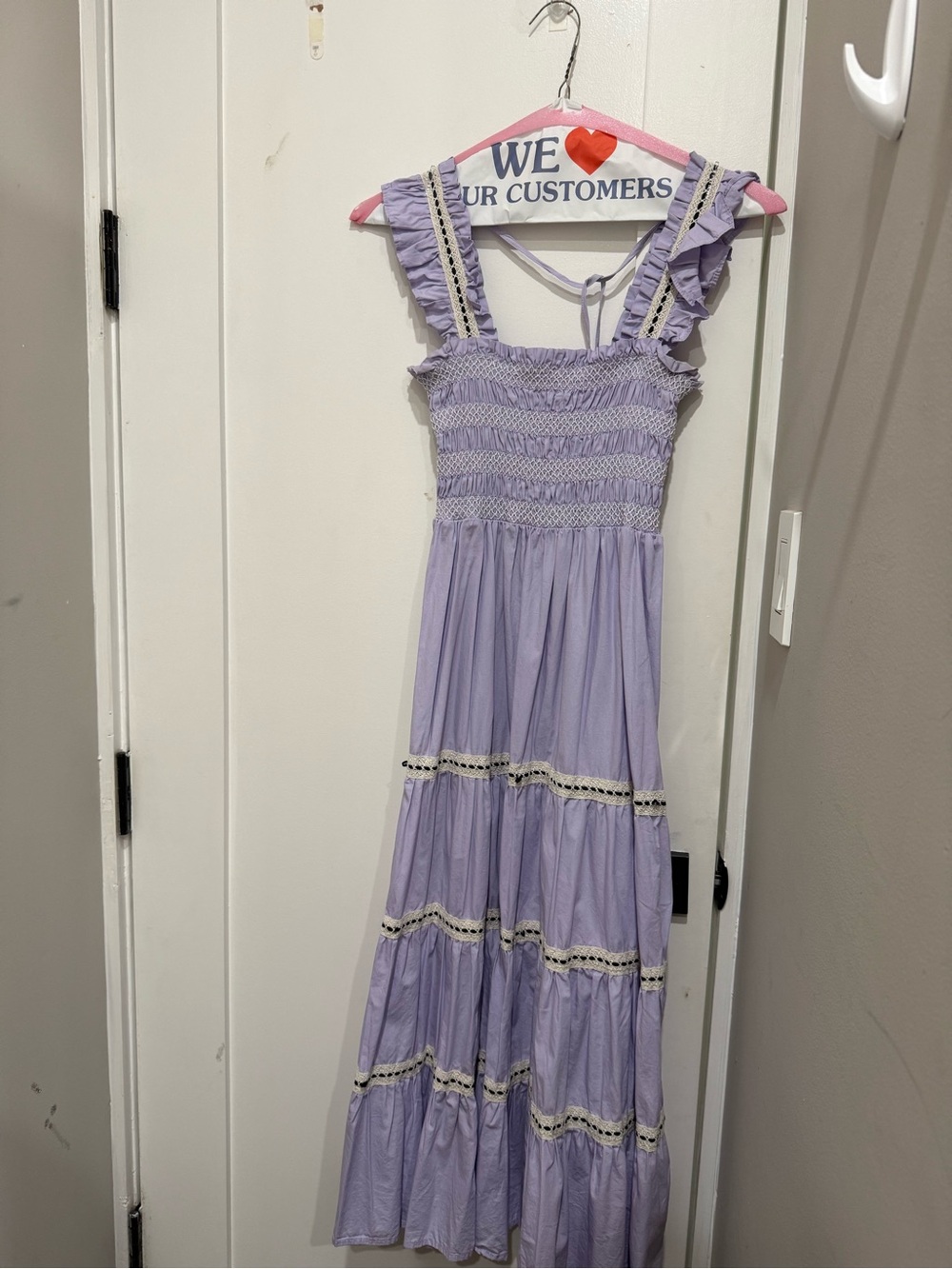 Purple sundress